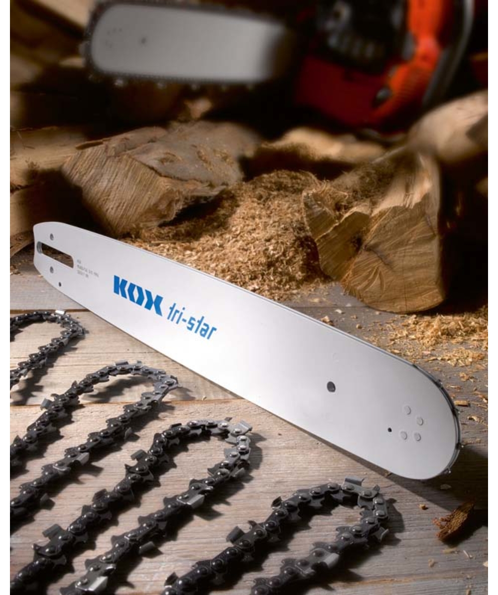 KOX Micro-Lite Spar-Satz mit Fhrungsschiene und 4 Sgeketten 325