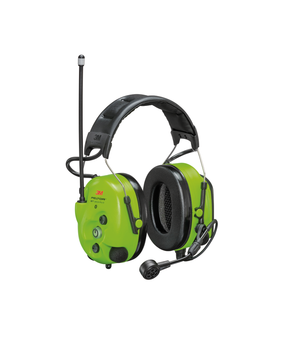 3M Peltor WS LiteCom Pro III GB headset, met hoofdband, neon groen, SNR32 dB(A), XX74626