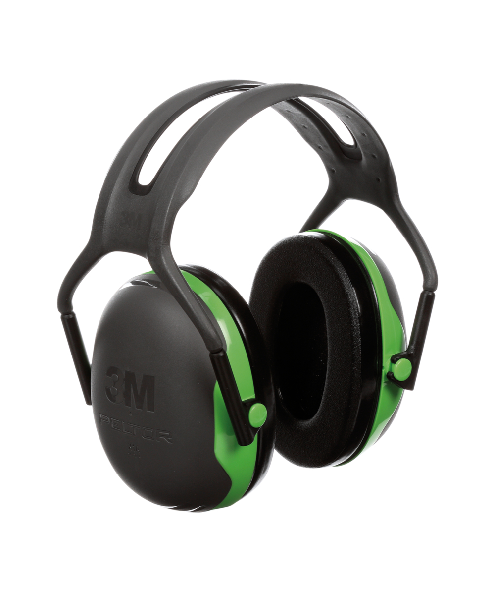 3M gehoorbeschermingskappen Peltor X1 met hoofdband, groen, XX74260