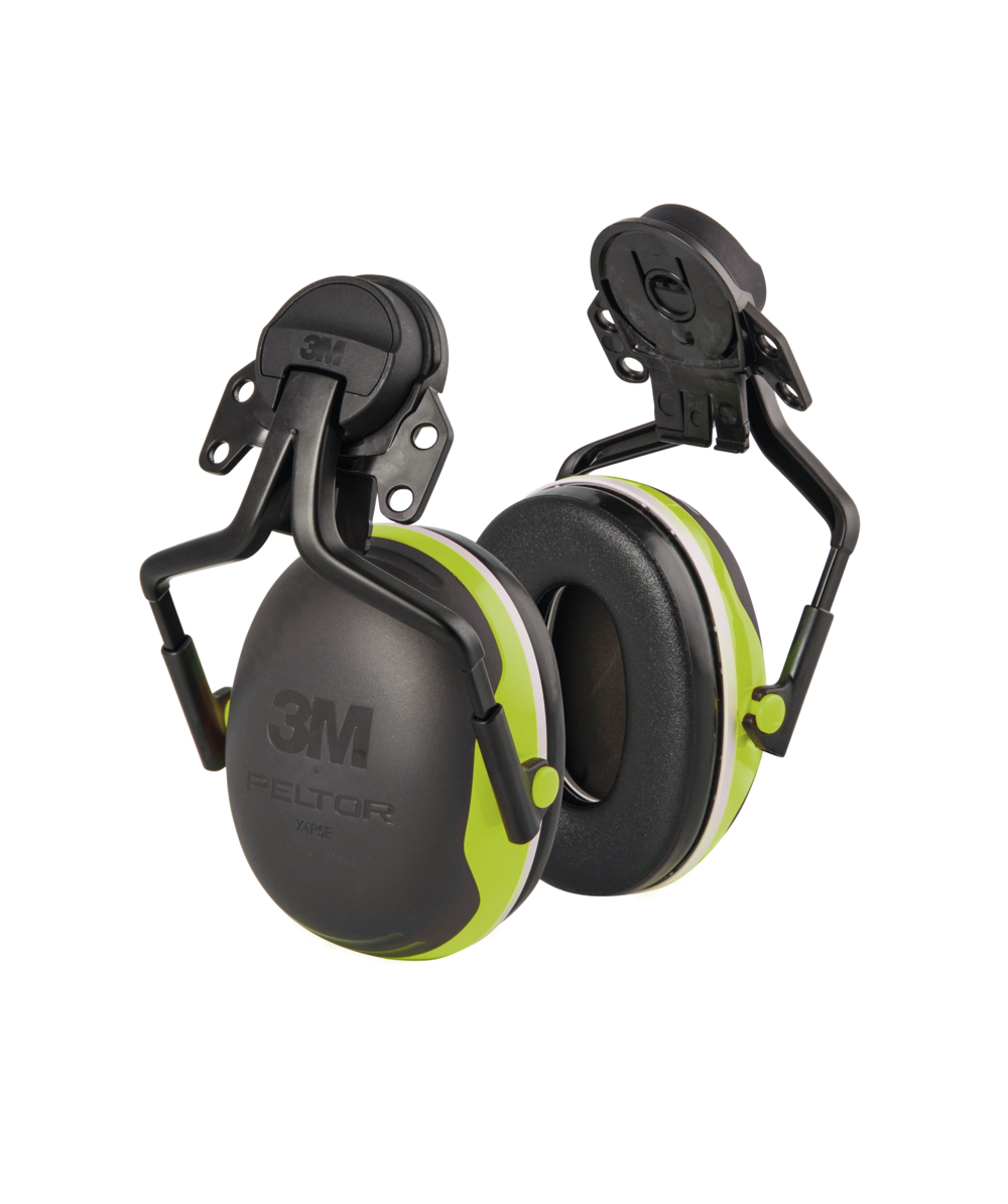 3M gehoorbeschermingskappen Peltor X4 voor montage op helm, Neongroen, XX74254