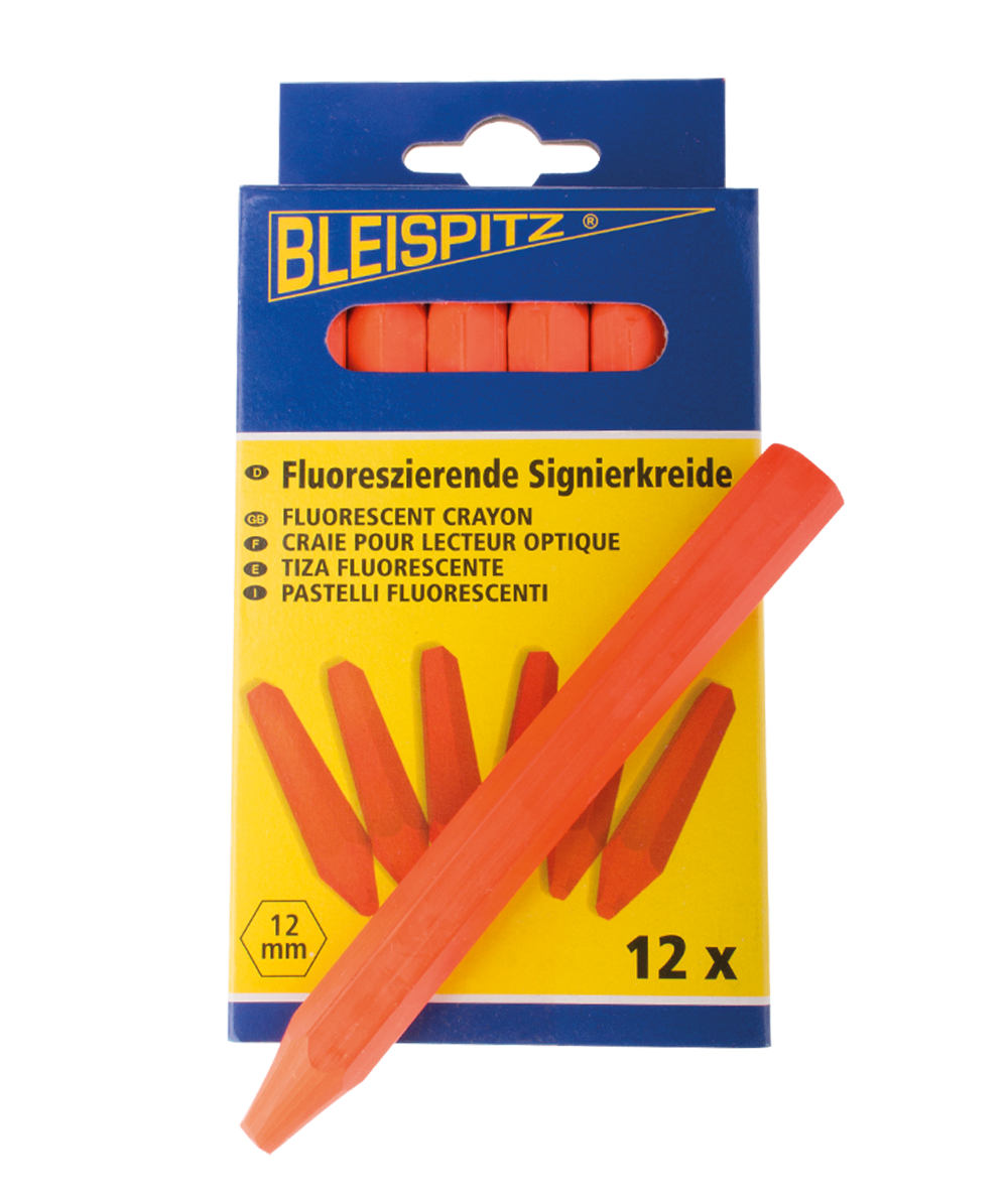 Bleispitz markeerkrijt, Fluo rood, XX9751-1