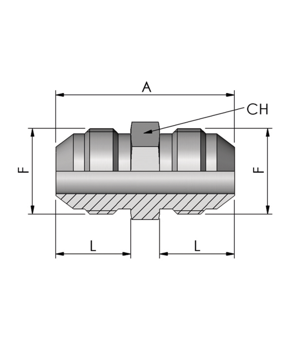 FB Hydraulik Adapter JIC, XXST1010-0000