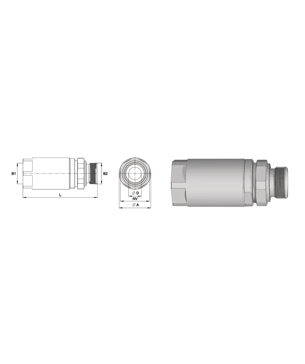 Indexator Drehverschraubung BSP x BSP, XXIN9010020-00