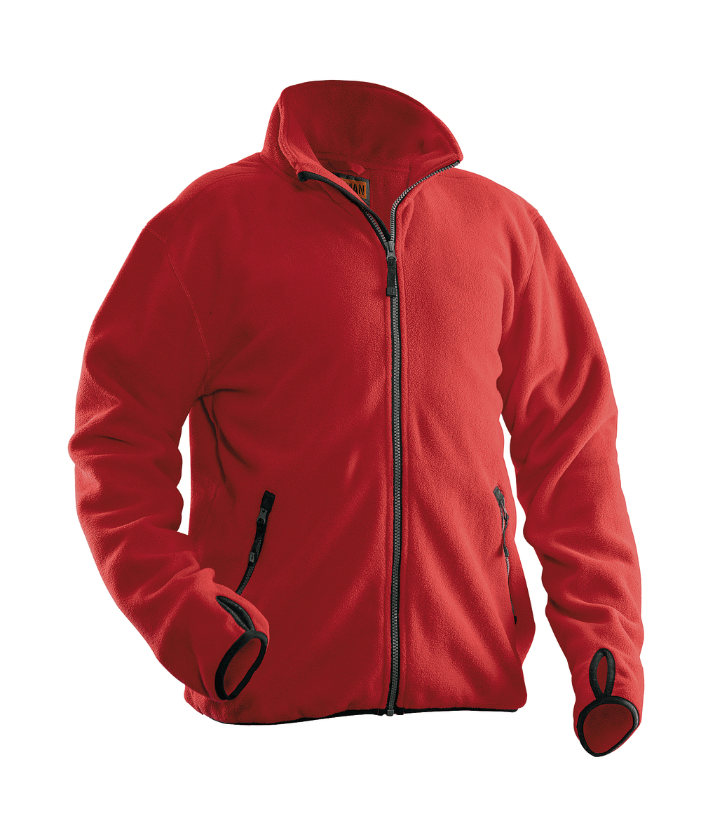 Jobman Fleece Vest 5501, rood, XXJB5501R