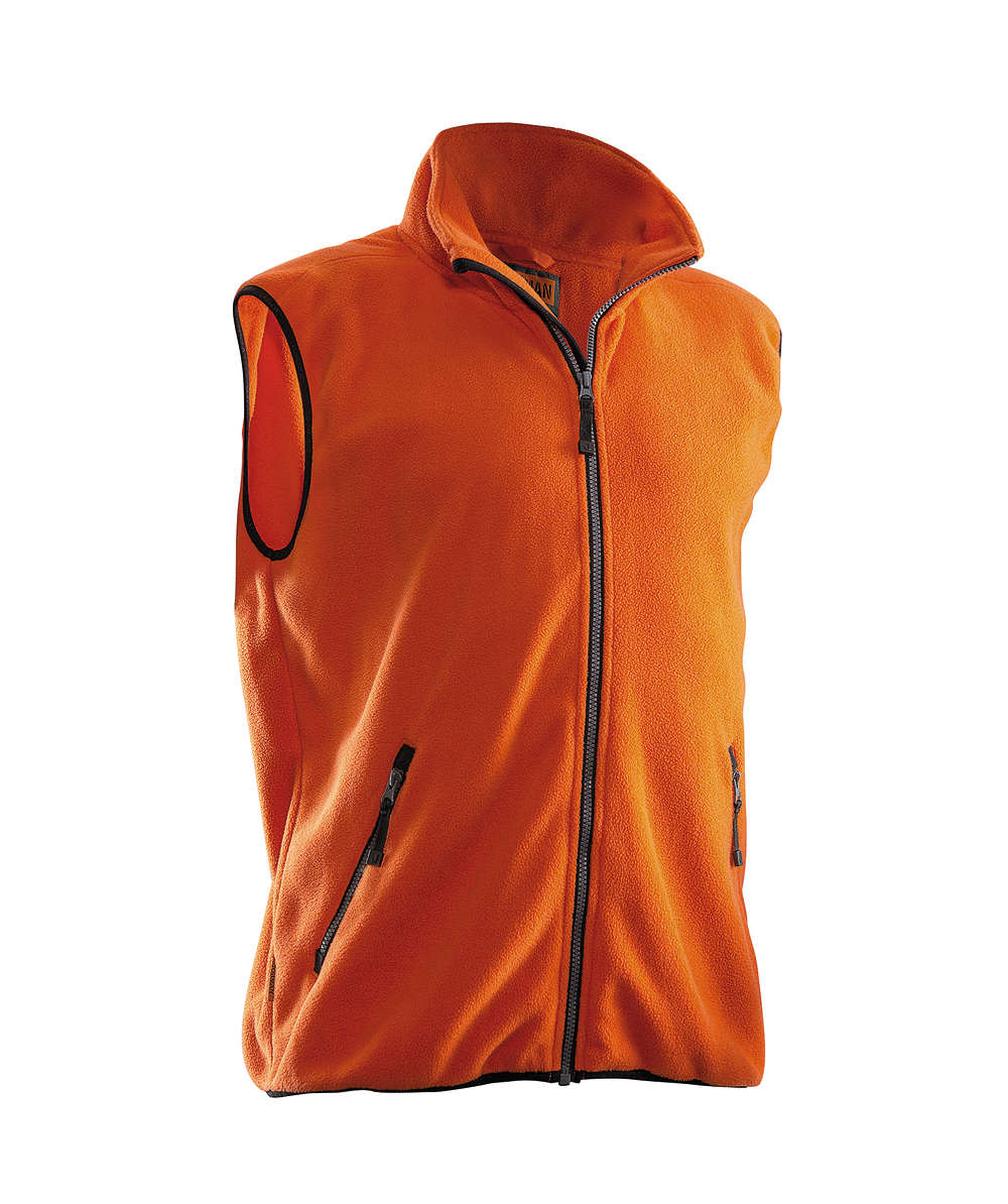 Jobman Fleece bodywarmer 7501, oranje, XXJB7501O