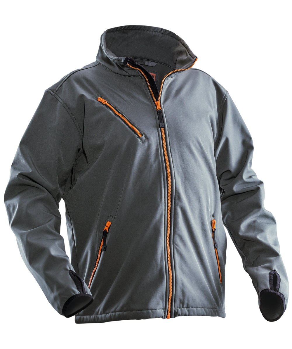 Jobman Softshell Jas 1201, lichtgrijs, XXJB1201G