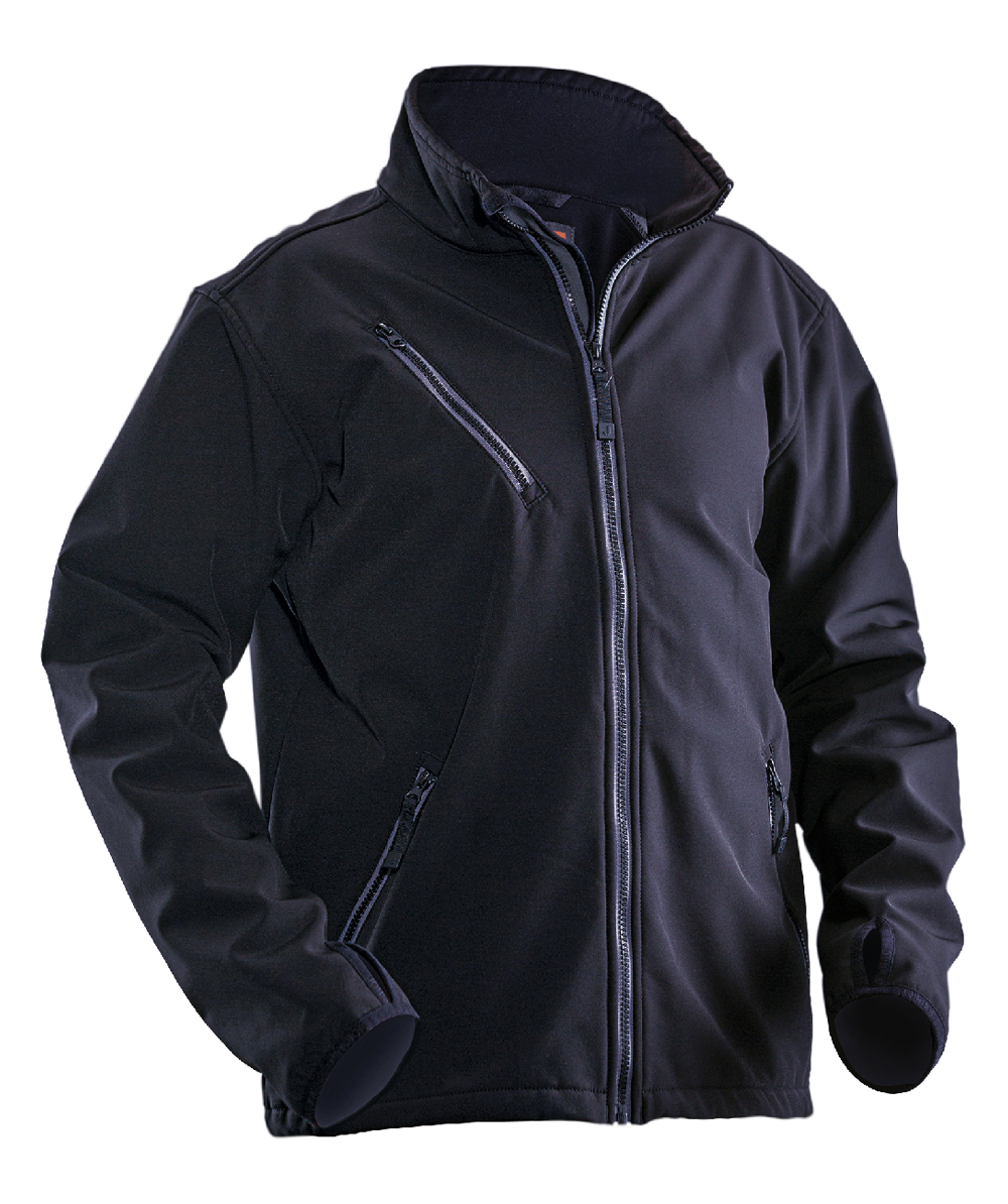 Jobman Softshell Jas 1201, zwart, XXJB1201S