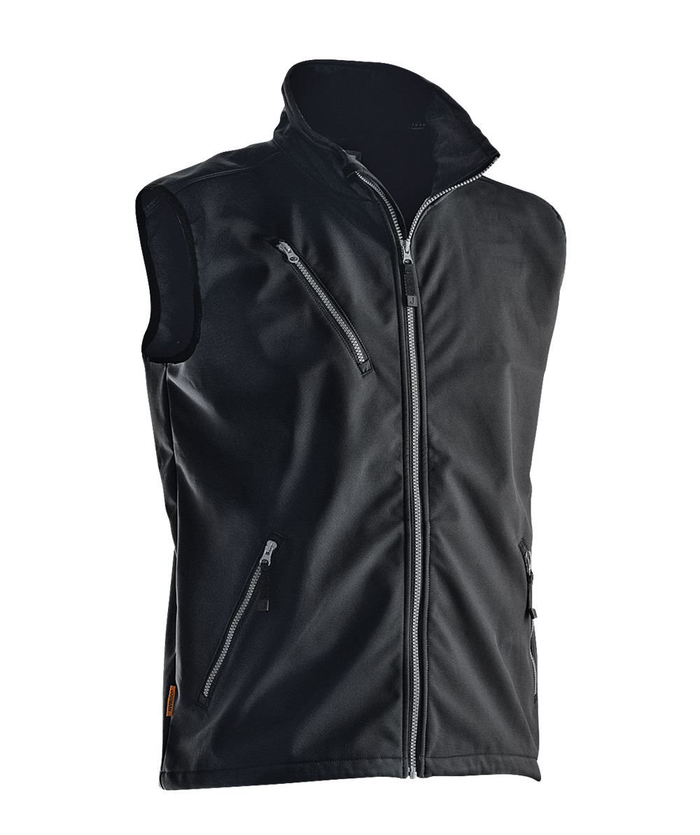 Jobman softshell-bodywarmer 7502, zwart, XXJB7502S