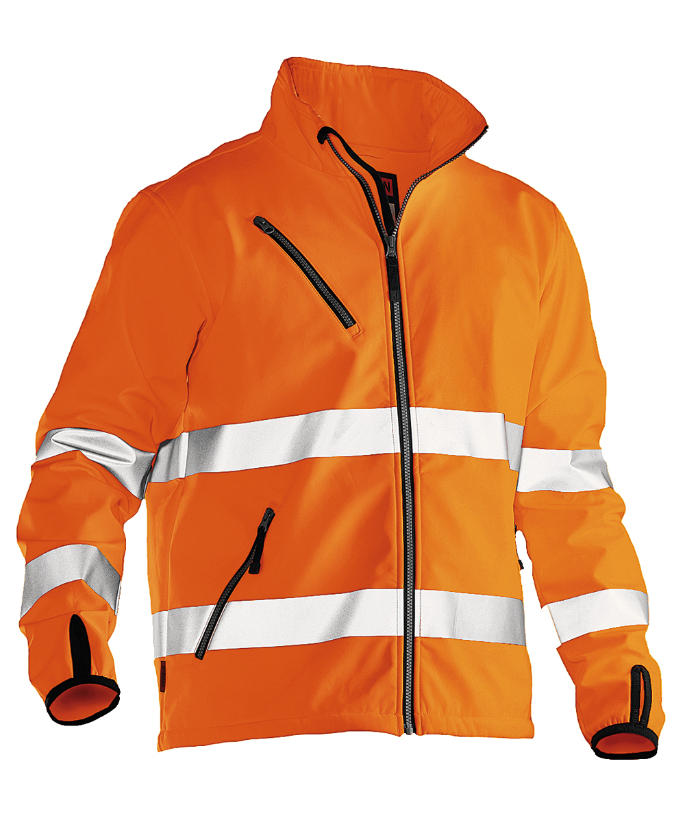 Jobman softshelljack HiVis 1202, oranje, XXJB1202O