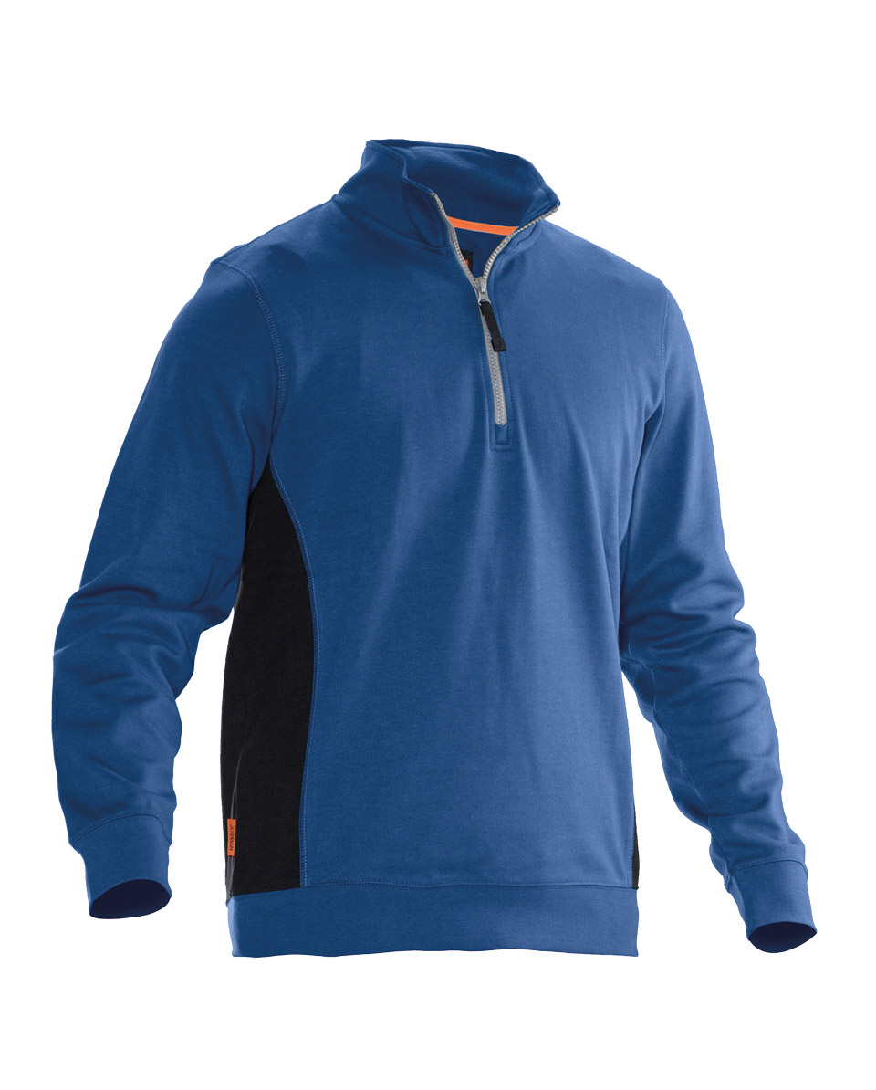 Jobman sweatshirt 5401 blauw/zwart