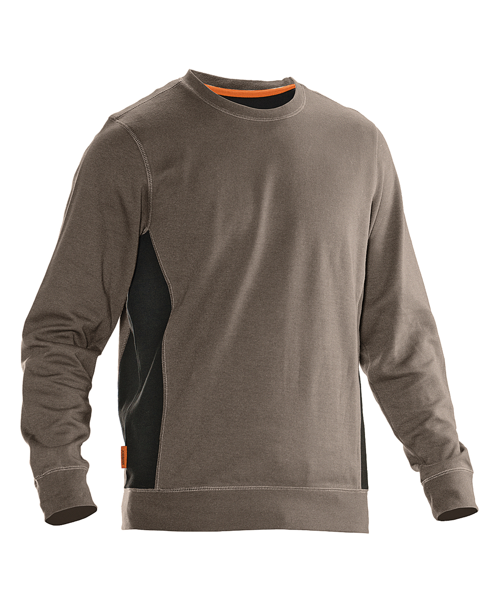 Jobman sweatshirt 5402, kaki/zwart, XXJB5402K