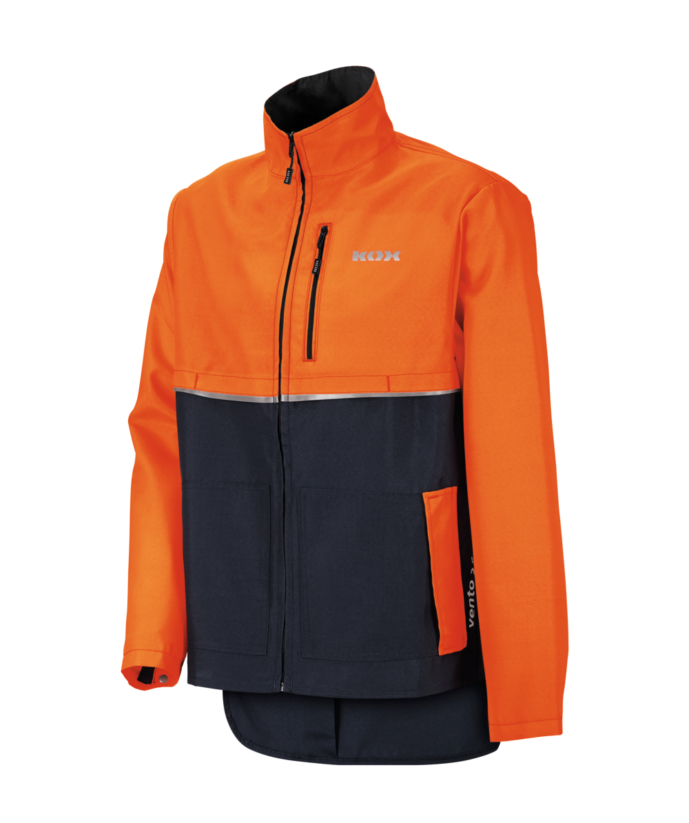 KOX Vento 2.0 bosbouwjas, Donkerblauw/oranje, XX71422