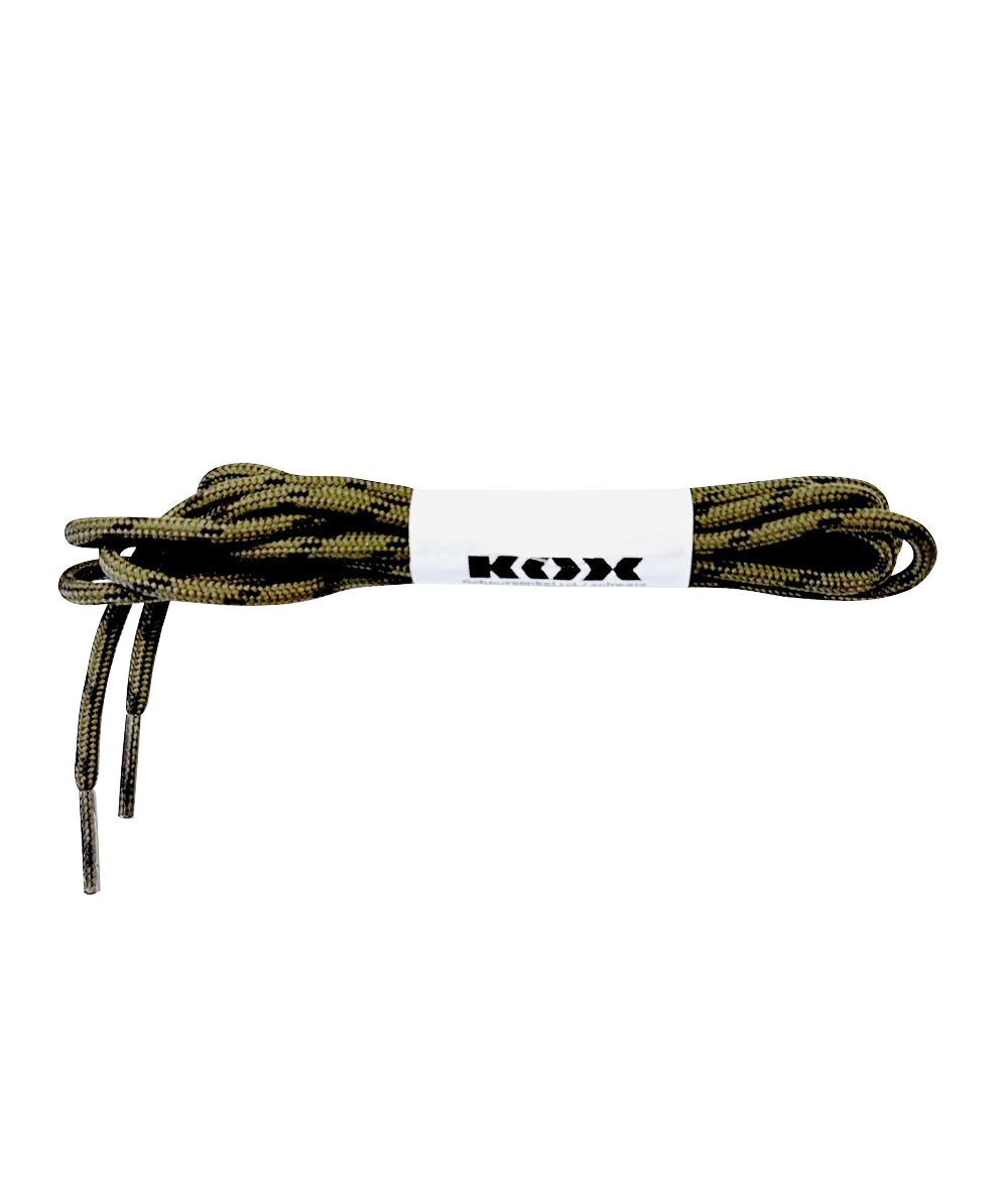 KOX schoenveters olijf/zwart, voor KOX UNO en TRE zaagschoenen, XX73132-00