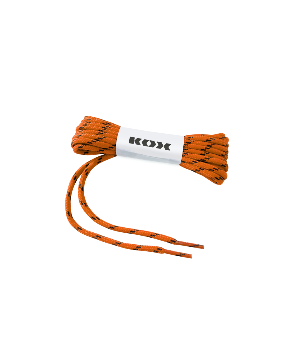 KOX schoenveters oranje/zwart, voor KOX UNO en DUE zaagschoenen, XX73124-00