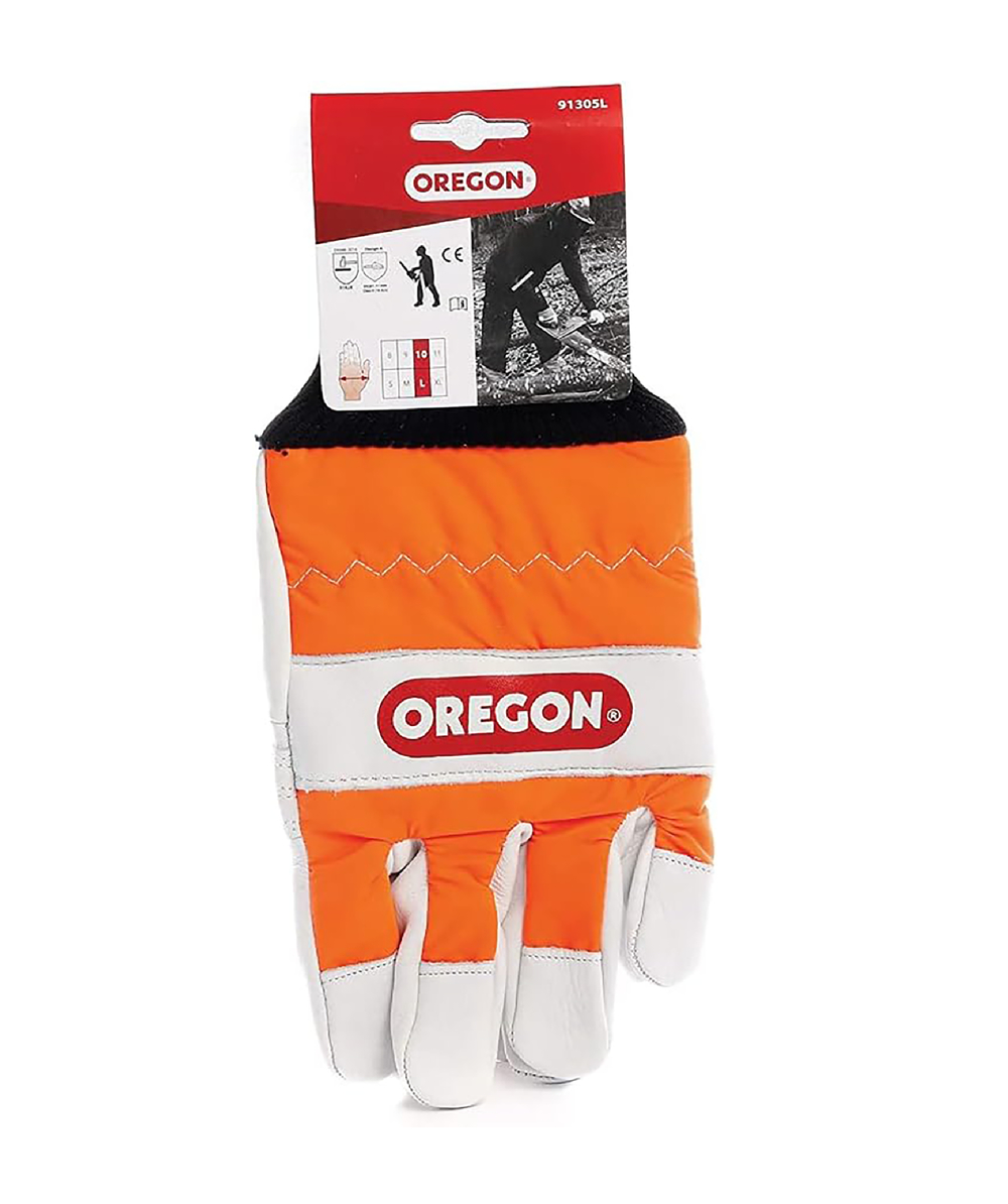 Oregon snijbeschermingshandschoenen / beschermingshandschoenen oranje, 91305