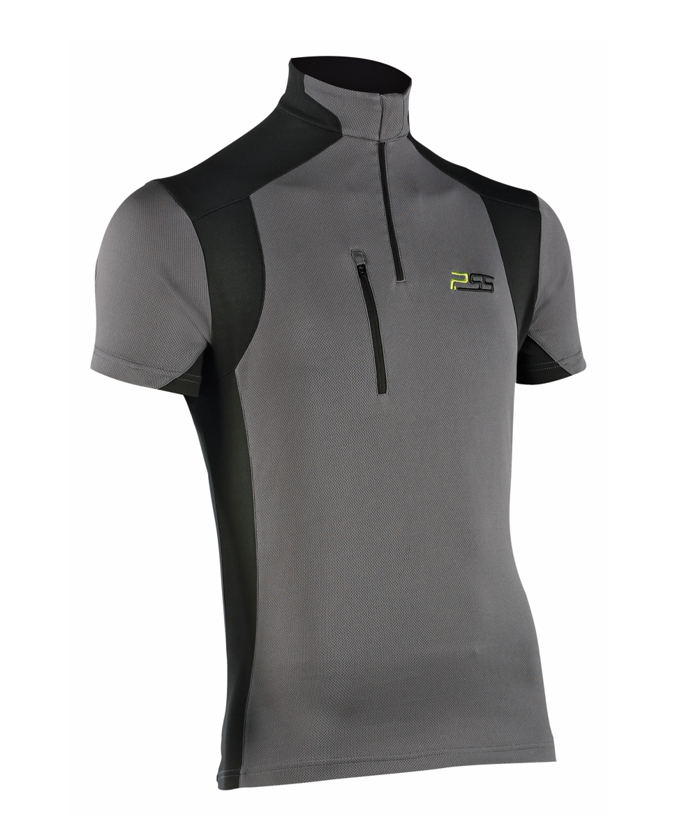 PSS functioneel Shirt X-treme Skin, met kourte mouwen, grijs/zwart, XX77158