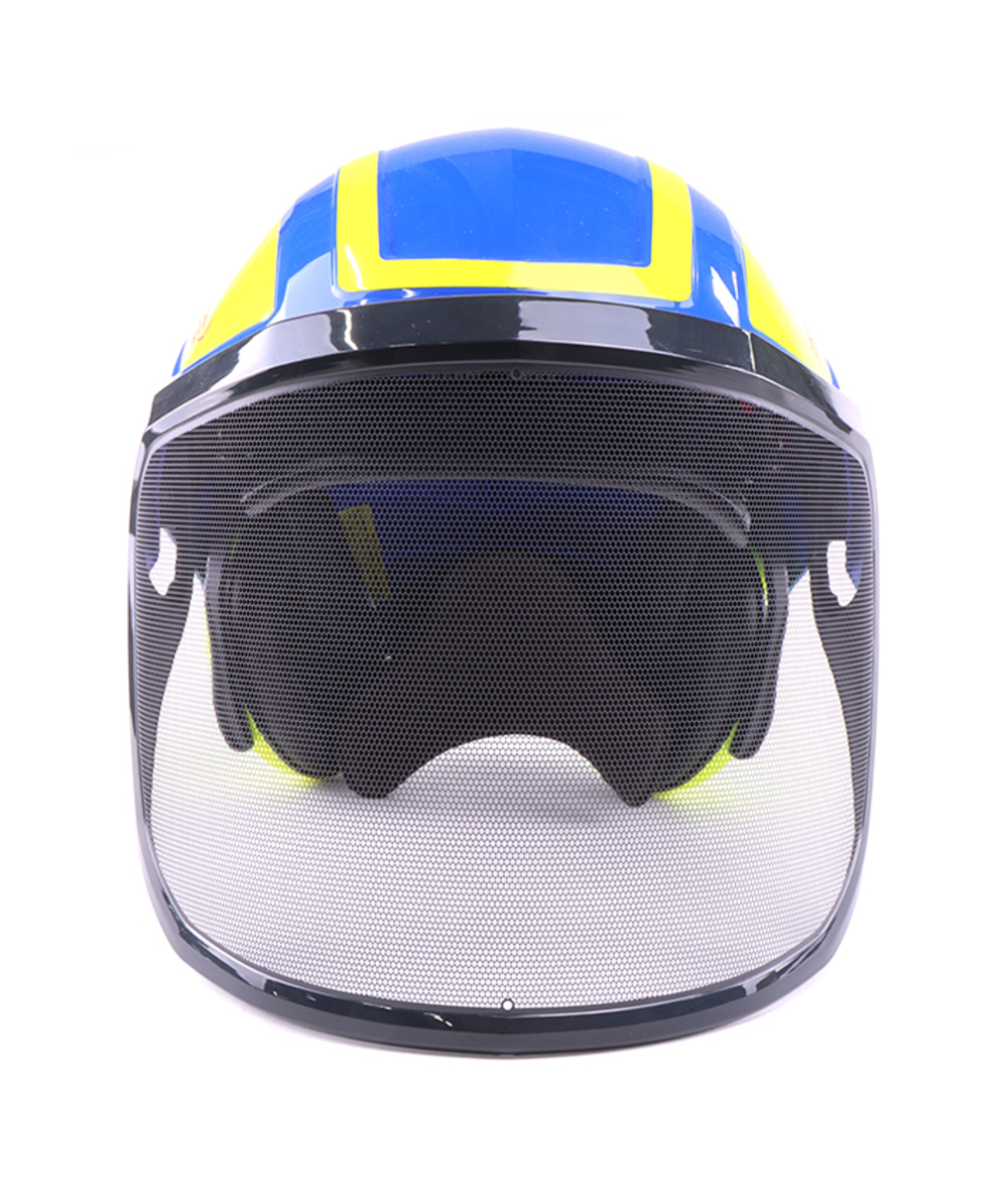 Protos helm met visier en gehoorbescherming Integral Forest, blauw/geel, XX74111
