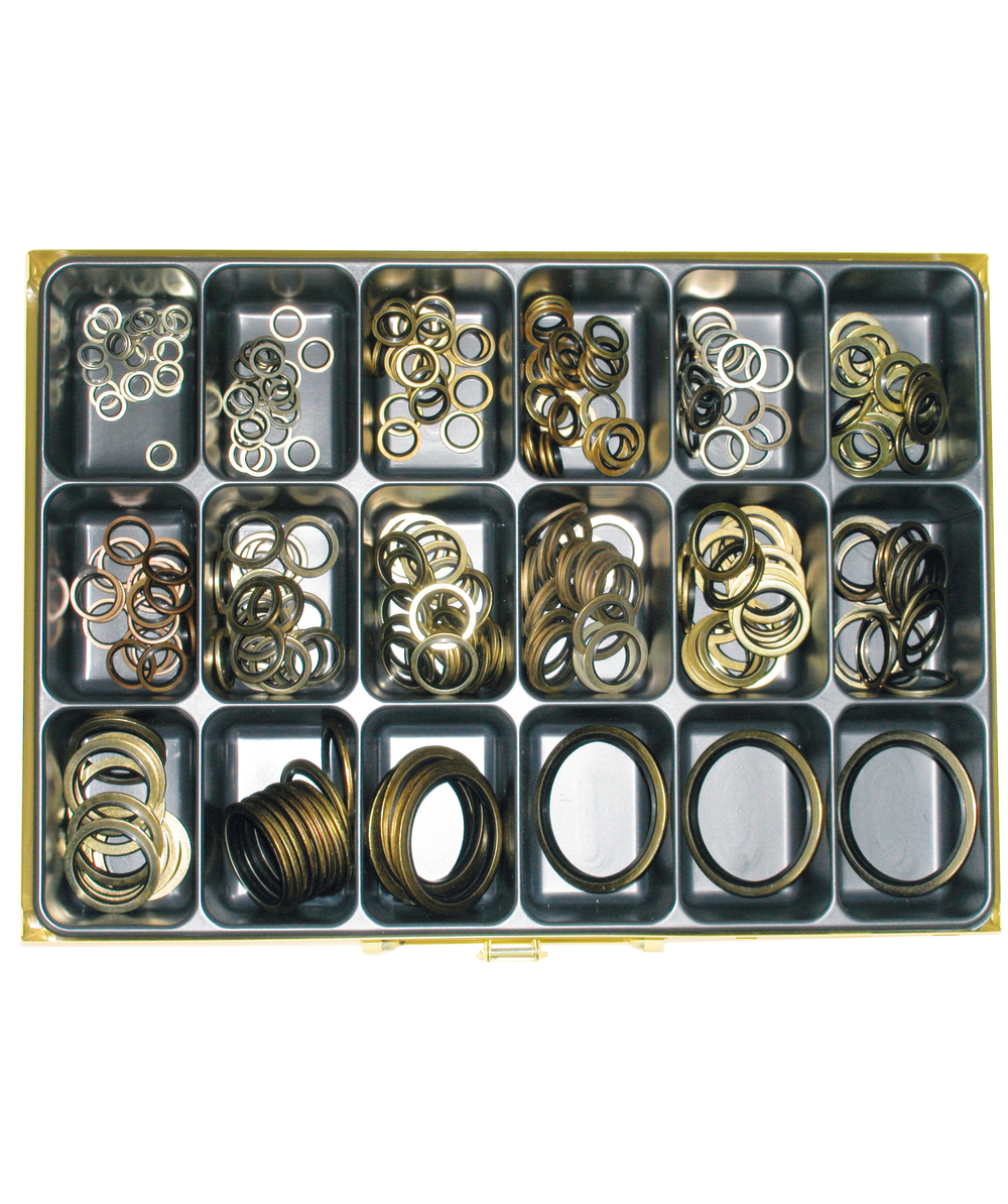 Sortimentskasten Gummi/Stahl Dichtringe, XXSK18