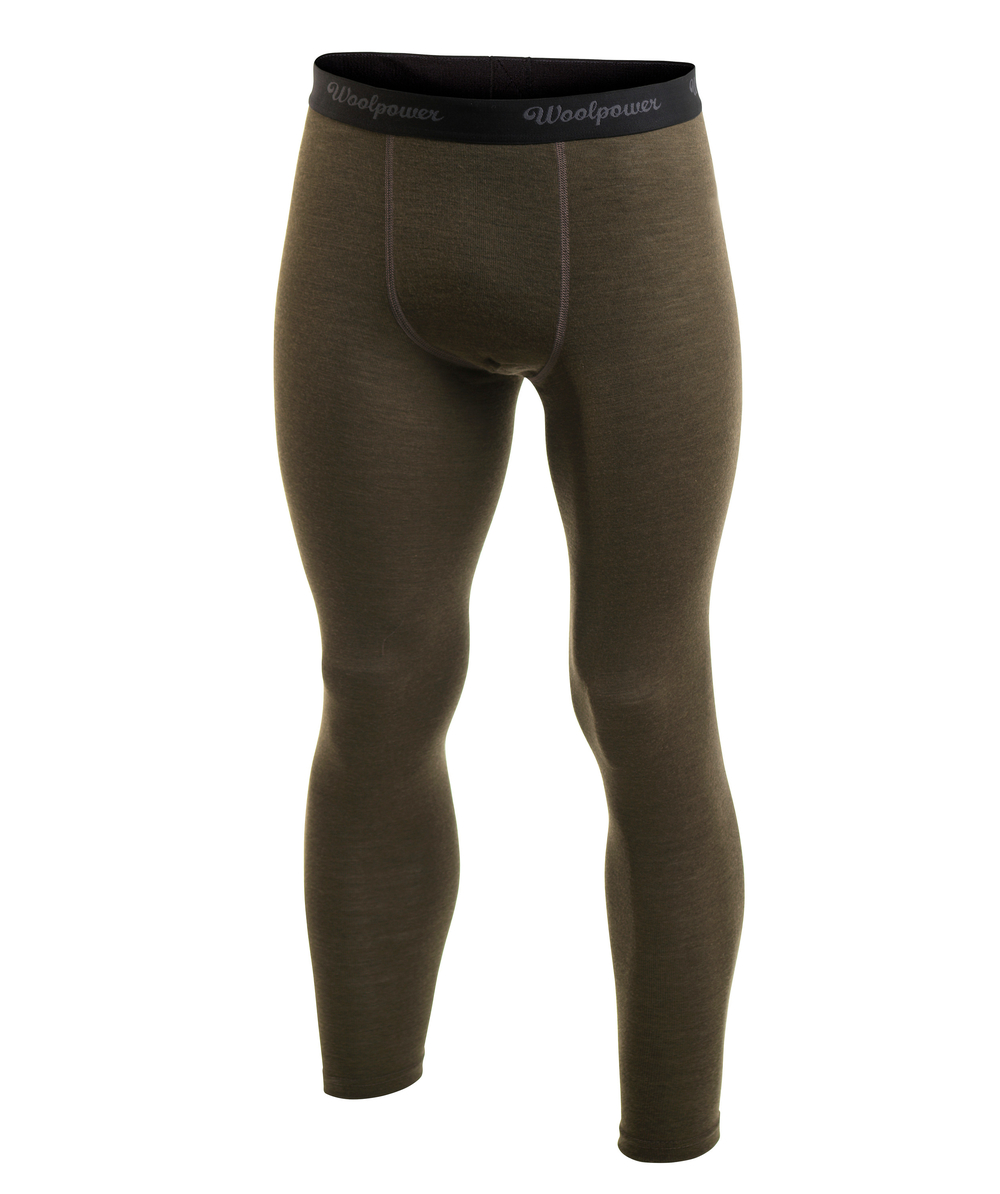 Woolpower Long Johns Ms LITE / Lange onderbroek pine green, pine green, XXWP6341GR