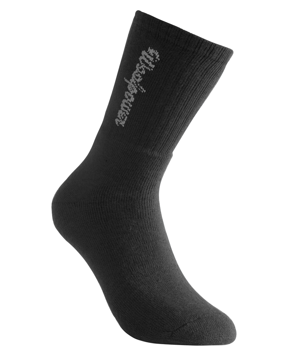 Woolpower Socks Classic Logo 400 / sokken van merinowol black, XXWP8424S