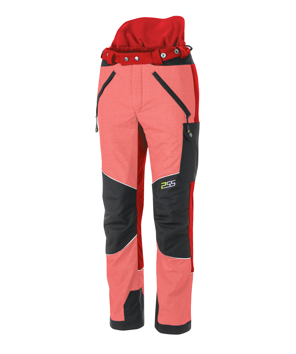 X-treme Vectran-broek met snijbescherming, rood/zwart, XX71217