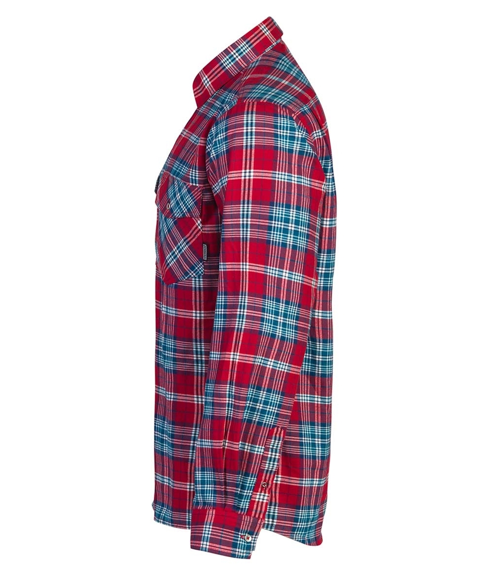 Flanellen shirt top